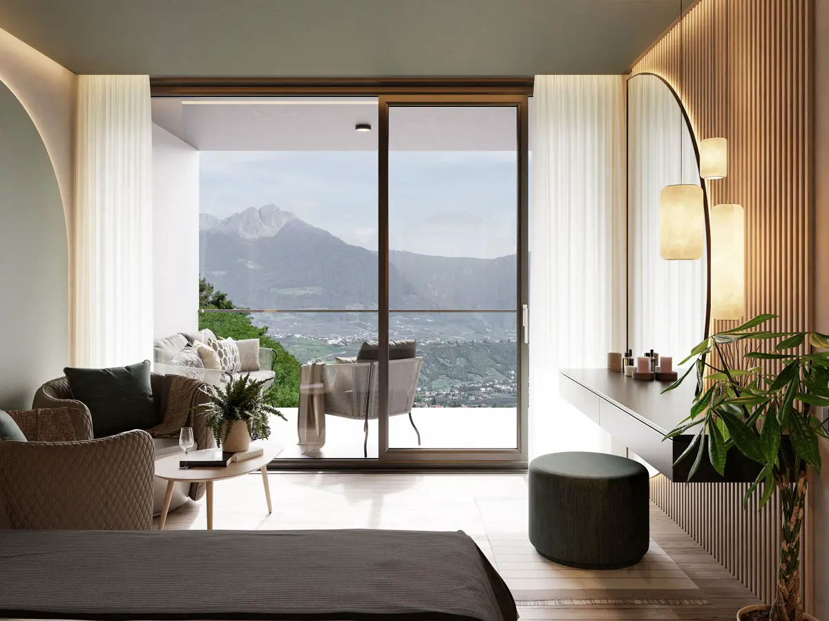 Hotel Avidea Algund Aussicht Vinea
