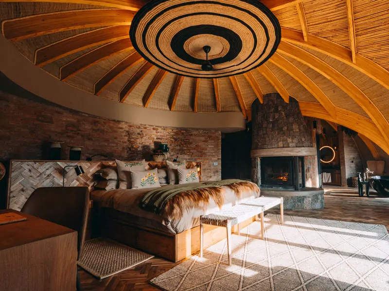 Wilderness Bisate Reserve Lodge Afrika Schlafzimmer