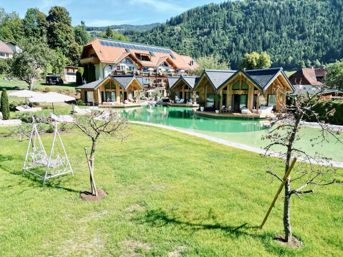 COCOtravel Rosenhof Teichlodges Drohnenansicht 6 COCOtravel Rosenhof Teichlodges Drohnenansicht 6