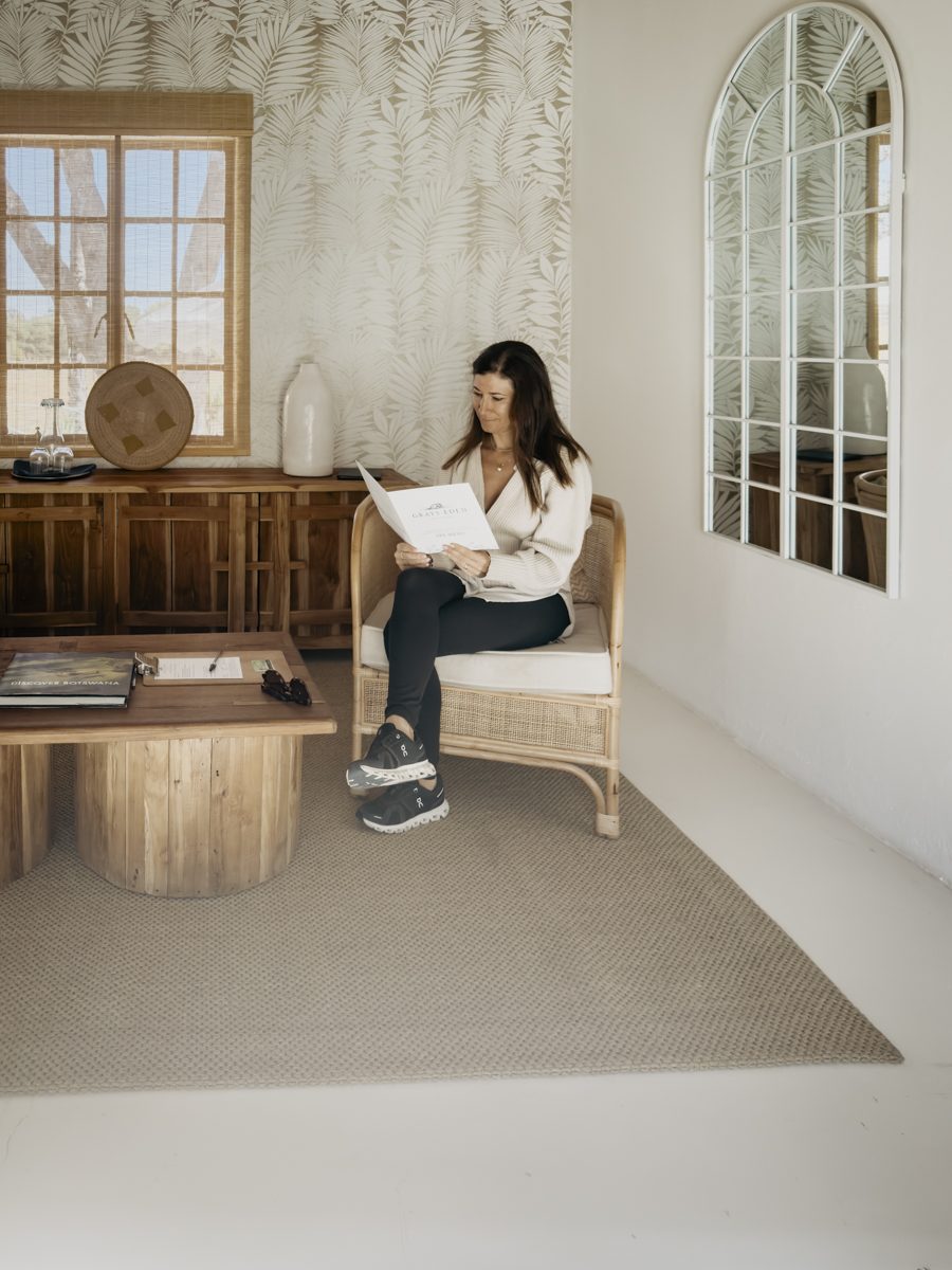 COCOtravel Afrika Botswana GraysEden Spa Rezeption