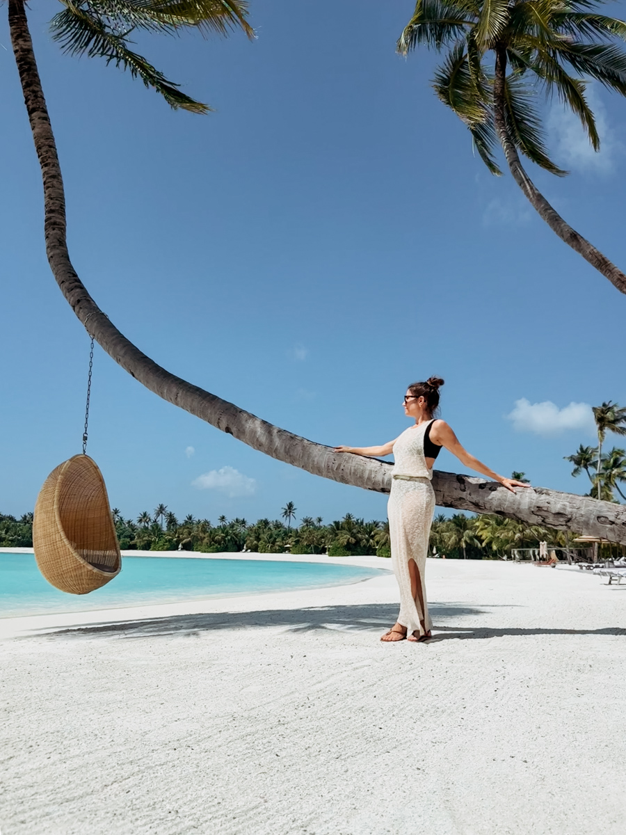 COCOtravel Patina Malediven Strand Palme 1