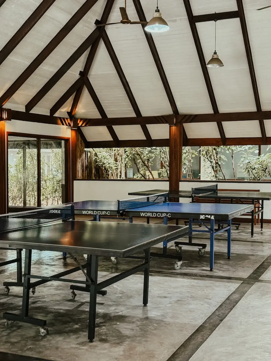 hoch COCOtravel villa nautica maldives sport tischtennis