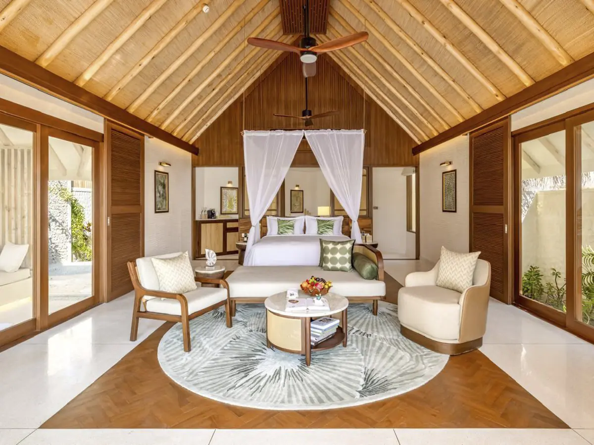 RAH GILI Maldives Beach Pool Villa Interior Shot